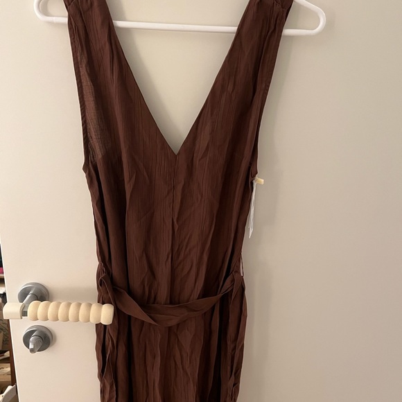 Mango flowy belt jumpsuit - Picture 3 of 4